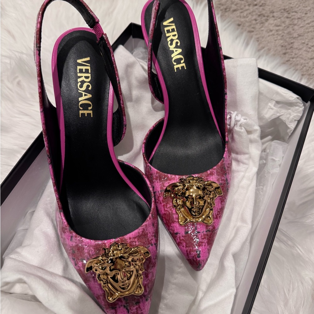 Versace Pink Women's Shoes NEW